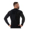 Brubeck Thermo men's sweatshirt black-blue Passion Running